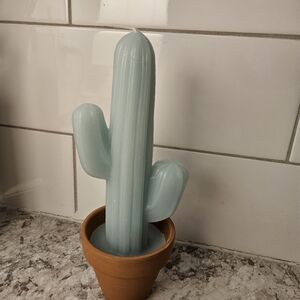 Cactus Shaped Candle in Terracotta Pot